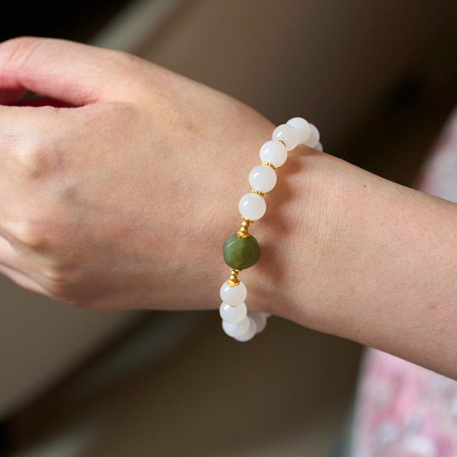 Hopo Gem Atelier (Hopo & Co.) YG Emerald Grace Bracelet