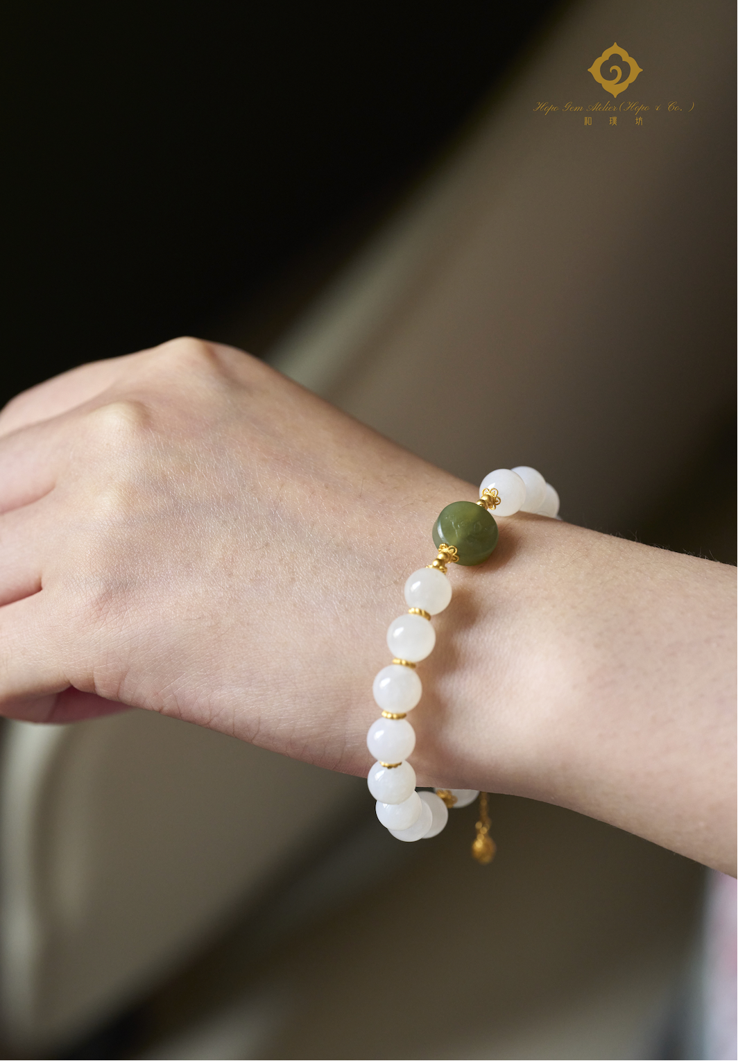 Hopo Gem Atelier (Hopo & Co.) YG Lotus Serenity Bracelet perfumed Era Bloom Afloat  110000001