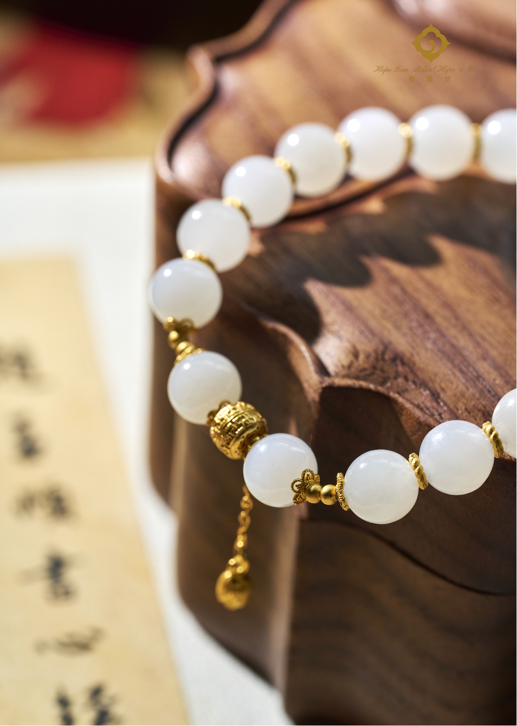 Hopo Gem Atelier (Hopo & Co.) YG Lotus Serenity Bracelet perfumed Era Bloom Afloat  110000001