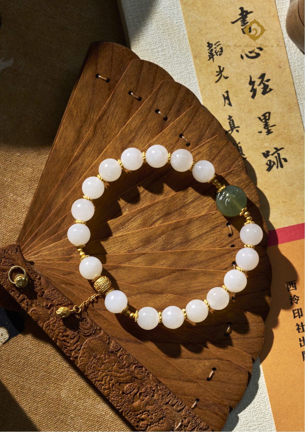 Hopo Gem Atelier (Hopo & Co.) YG Lotus Serenity Bracelet perfumed Era Bloom Afloat  110000001